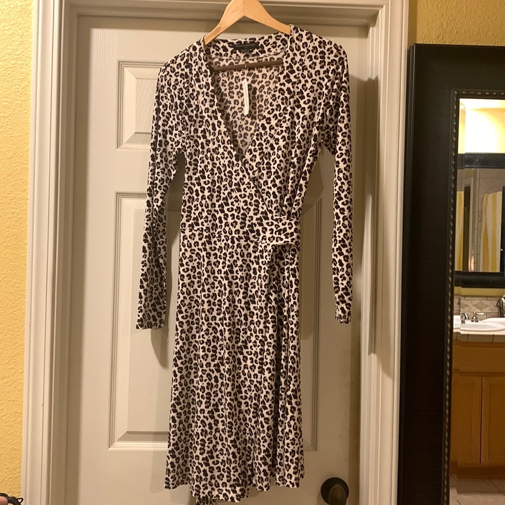 Banana Republic Factory Wrap Dress, Size S